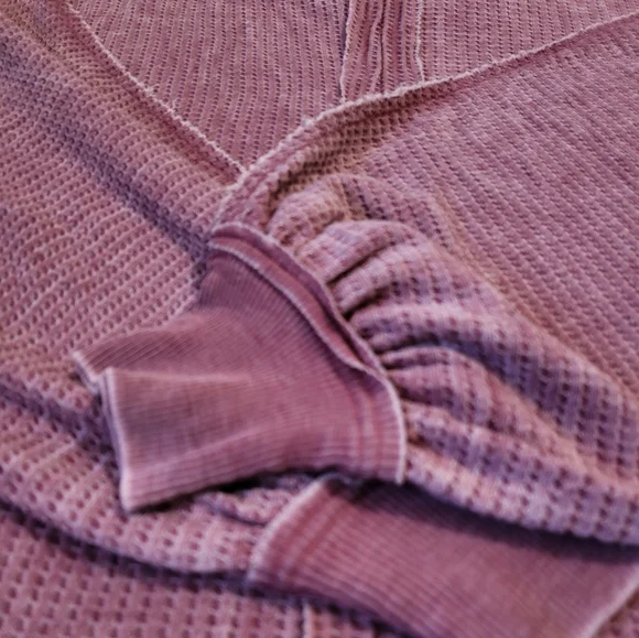 American Rag Pink Stretch Distressed Raw Edge Seams Size Small - Picture 10 of 15